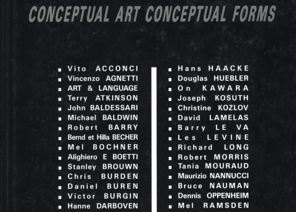Art Conceptuel Formes Conceptuelles